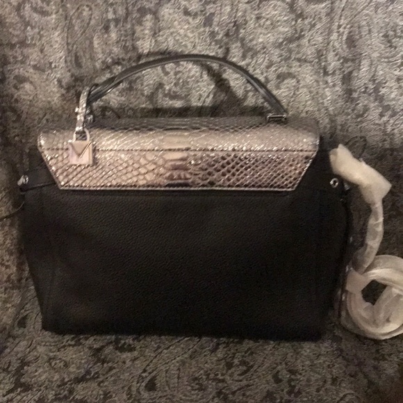 Michael Kors silver and black bag 2 way bag Sale - Picture 3 of 5